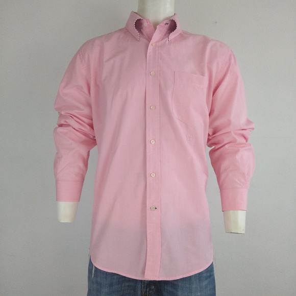tommy hilfiger pink dress shirt